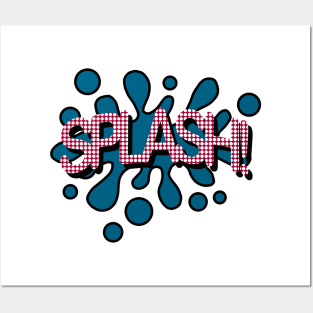 Splash pop art Posters and Art